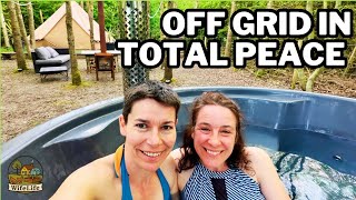 UK Micro Adventure | Woodland Campsite, Hot Tub &amp; Van Life