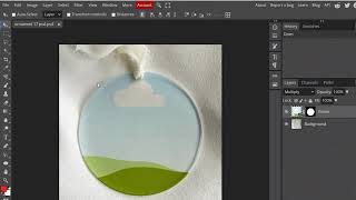 Acrylic Ornament Mock up Tutorial in photoshop/Photopea / etsy Psd Mock up Tutorial