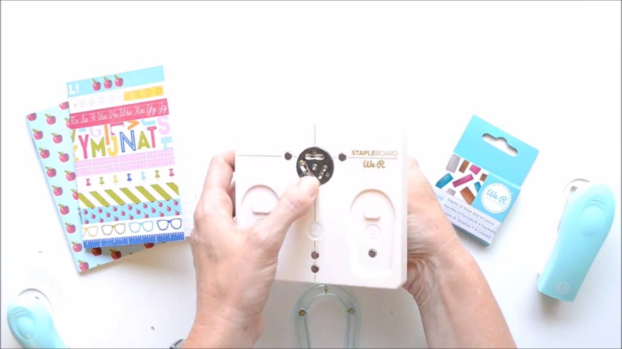 DIY Mini Composition Books with the Staple Board - YouTube