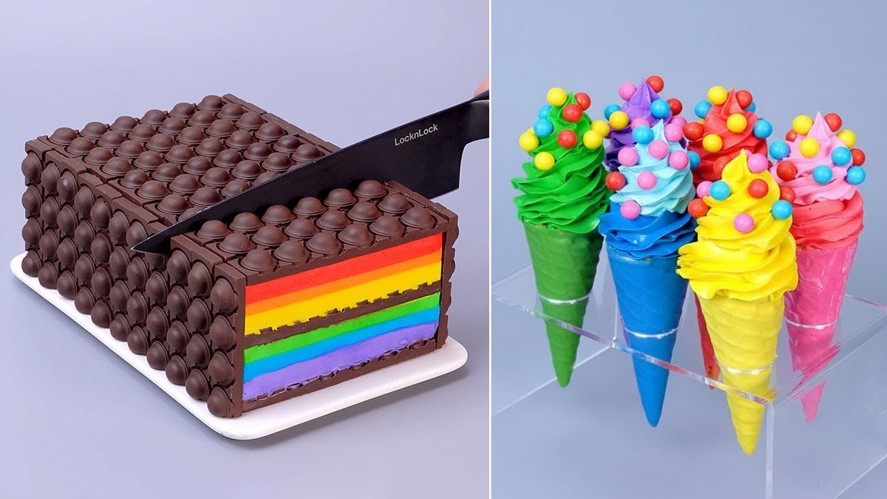 30+ Beautiful Colorful Cake Decorating Ideas | So Yummy Chocolate Cake Decorating Tutorials
