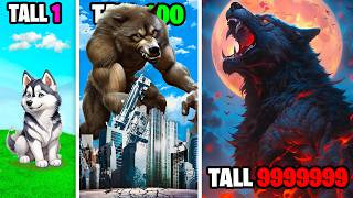 Shortest To STRONG TALLEST WEREWOLF EVER In GTA 5!