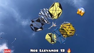 No Llevamos 13 🔥 Chichigua Lajiando Quemamos 2 😱Volando Chichigua Haciendo Guiso Papalote O Cometa