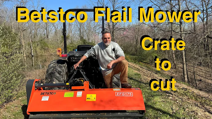 Betstco flail mower review..uncrating, setup and first impressions!