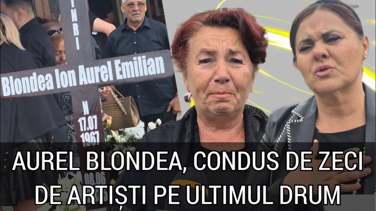 Niculina Stoican și Olguța Berbec, momente emoționante la căpătâiul dirijorului Aurel Blondea.