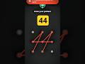 How To Make 44 Pattern Lock 🔐 #pruthavirajtate0045 #shorts #pattern