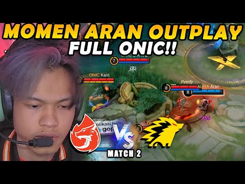 BARU AJA DIPUJI, ONIC MALAHH MENG ANEH LAGI INI DRAFTNYA!! - AURA VS ONIC MATCH 2