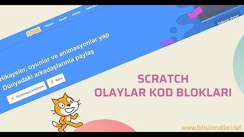 Scratch Olaylar Kod Blokları