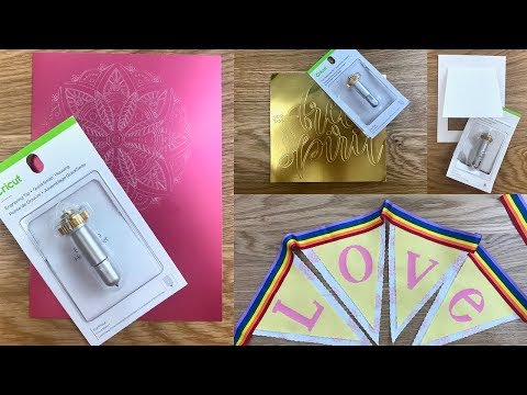 Engrave with Cricut Maker Acrylic How to use your engraving tool