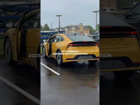 That new car ASMR 😮‍💨 #toyota #toyotaprius2025 #prius #unwrapping #unboxing #asmr @toyotausa