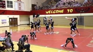 Troy Cowboys Varsity - Round 2 (ESFL Cheer Competition 2015)