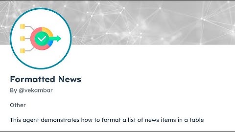 How to Create Markdown Tables in Agent.ai | Quick Tutorial