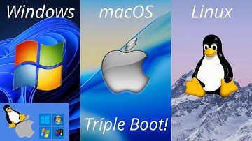 I Installed macOS, Windows AND Linux on ONE PC!!! (OS Triple Boot)