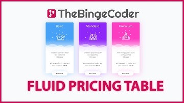 How to Make Responsive Premium Pricing Table | HTML/CSS/SASS Tutorial | #4