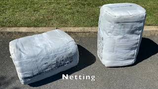 How to measure and cut bird netting
