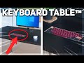 i built a keyboard into my table