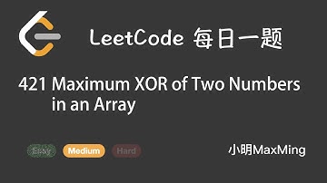 421 Maximum XOR of Two Numbers in an Array