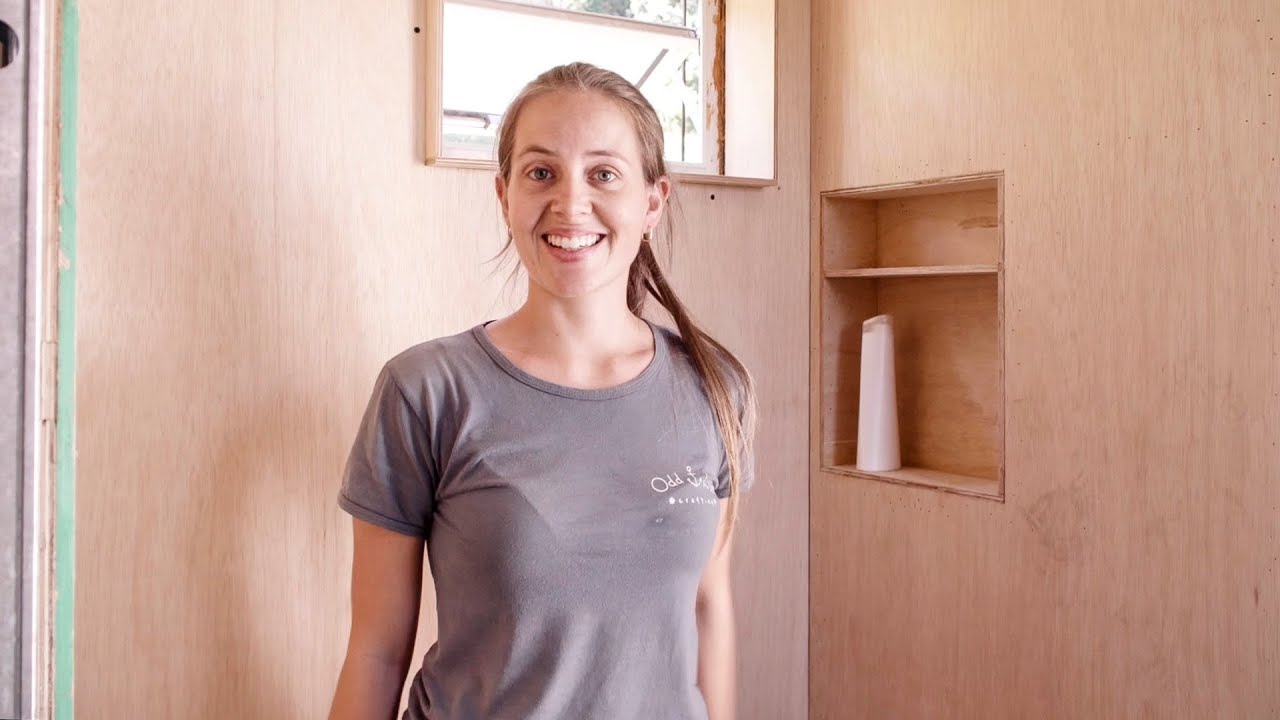 Building a Plywood Shower Cabin 🛁 Living Tiny Project #077