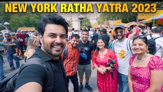 Indian Content Creators at New York Ratha Yatra 2023 | Singh In Usa | Albeli Ritu | Sushmas World