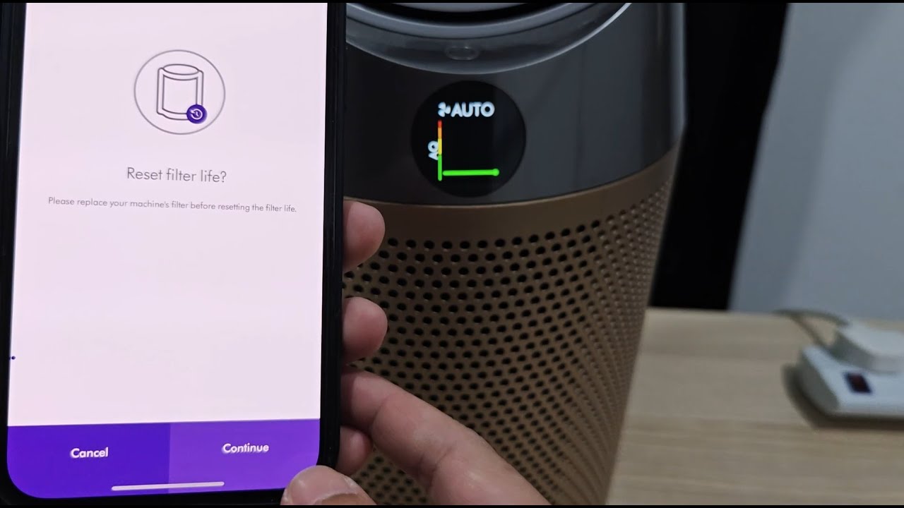 Dyson Air Purifier Filter Reset Without Remote Reset Dyson Air Purifier Filter Without Remote - YouTube