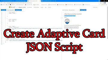 How to Build JSON Adaptive Card in Power Automate