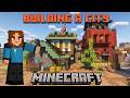 Minecraft Medieval City: Grocery store, Potter, Candlemaker