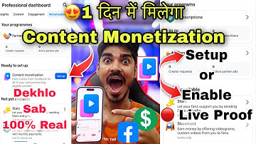 😍You will get Content Monetization Tool Facebook in 1 day | Facebook Content Monetization Setup o...