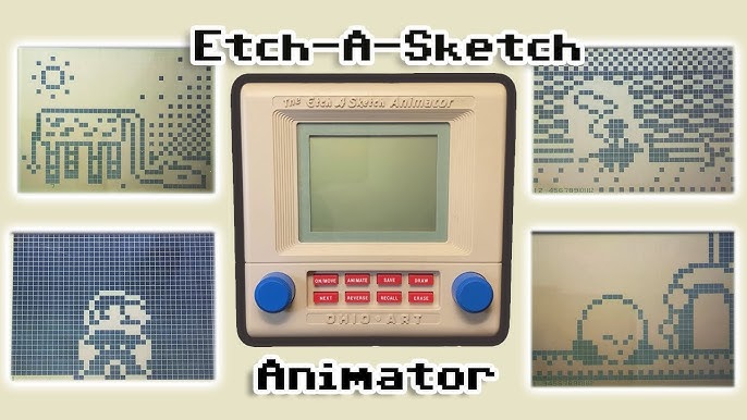 Etch A Sketch Jr. Joystick Easily Draw Lines Loops and Circles Kids Can  Hold