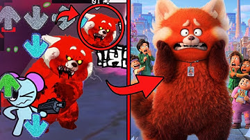 References in Pibby VS Turning Red x VS Pibby x FNF | Come and Learn with Pibby