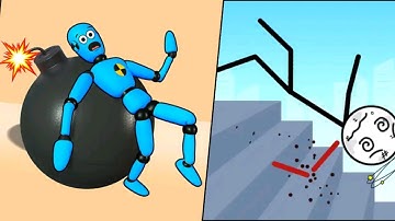 💣💀Puppet Bone smashing 🥶Game 🆚 Kick Loser (Ragdoll break 💔) Android IOS gameplay walkthrough mobile