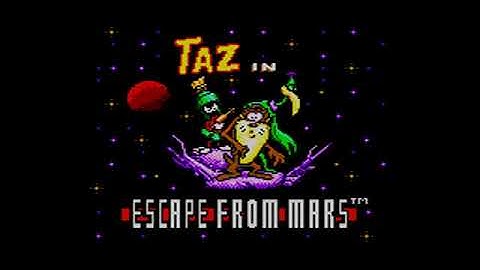 Intro-Demo - Taz in Escape from Mars (Brazil, Master System)