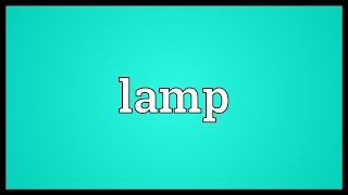 Lamp Meaning