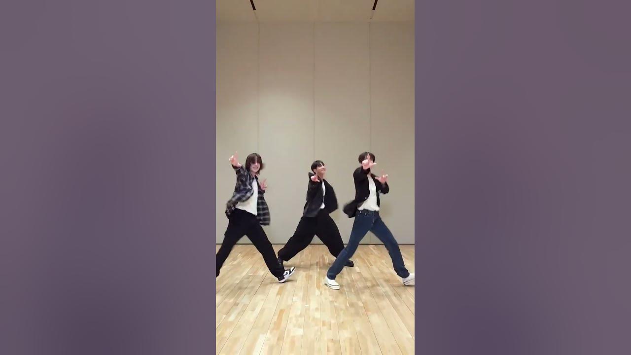 #jungkook dance challenge Happily Ever After with #beomgyu & #taehyun from #txt
