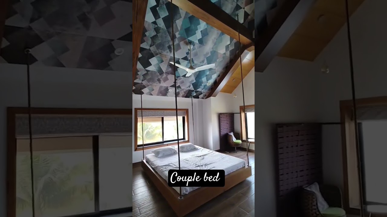 Couple Bed Home interior Swing bed 
