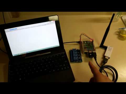 Testing PHP relay activation on my Raspberry Pi 2