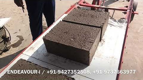 Automatic Cement Bricks, Concrete Blocks & Fly Ash Bricks Making Machine Installed In Gujarat