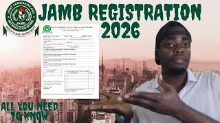 JAMB Registration 2026/All the documents you need and how to do your registration
