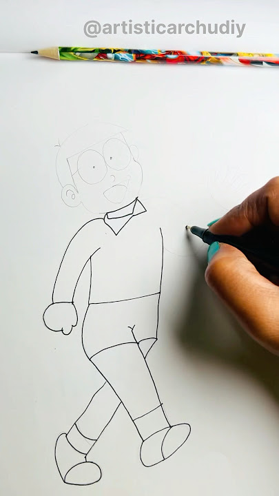 Nobita Drawing Easy To Draw ||#drawing #nobita#doraemon