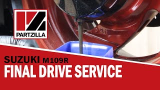 Suzuki M109 Final Drive Oil Change | Suzuki Boulevard Rear Diff Fluid Change | Partzilla.com