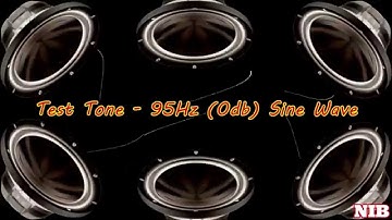 NIB - Test Tone - 95Hz (0db) Sine Wave