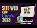 Site web avec canva 2023