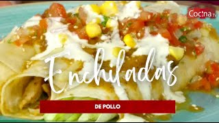 Enchiladas de pollo - CocinaTv producido por Juan Gonzalo Angel Restrepo