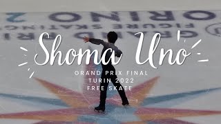 Shoma Uno free skate Grand Prix final Turin 2022 (10/12/2022)