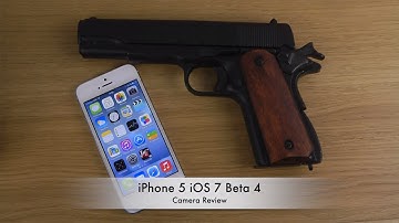 iPhone 5 iOS 7 Beta 4 - Camera Review