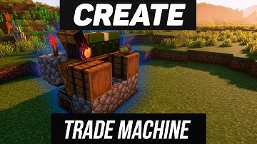 Create mod. Trade machine. Tutorial / guide 1.18.2 - 1.19.2 (minecraft java edition)