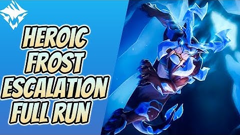 TANK&DPS AS HELL! Dauntless Heroic Frost Escalation Sword Build