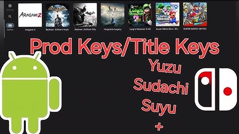 Prod Keys/Title Keys for Nintendo Switch Emulater