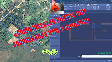 Como insertar coordenadas UTM a AutoCAD de forma Manual?
