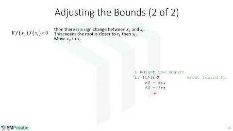 Lecture -- The Bisection Method
