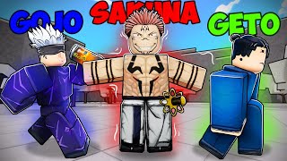 We became GOJO, SUKUNA and GETO in Roblox The Strongest Battlegrounds