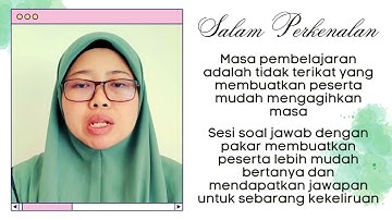 TUGASAN VIDEO 1 - PENGENALAN DIRI (Sijil Profesional Haji & Umrah -SPHU)